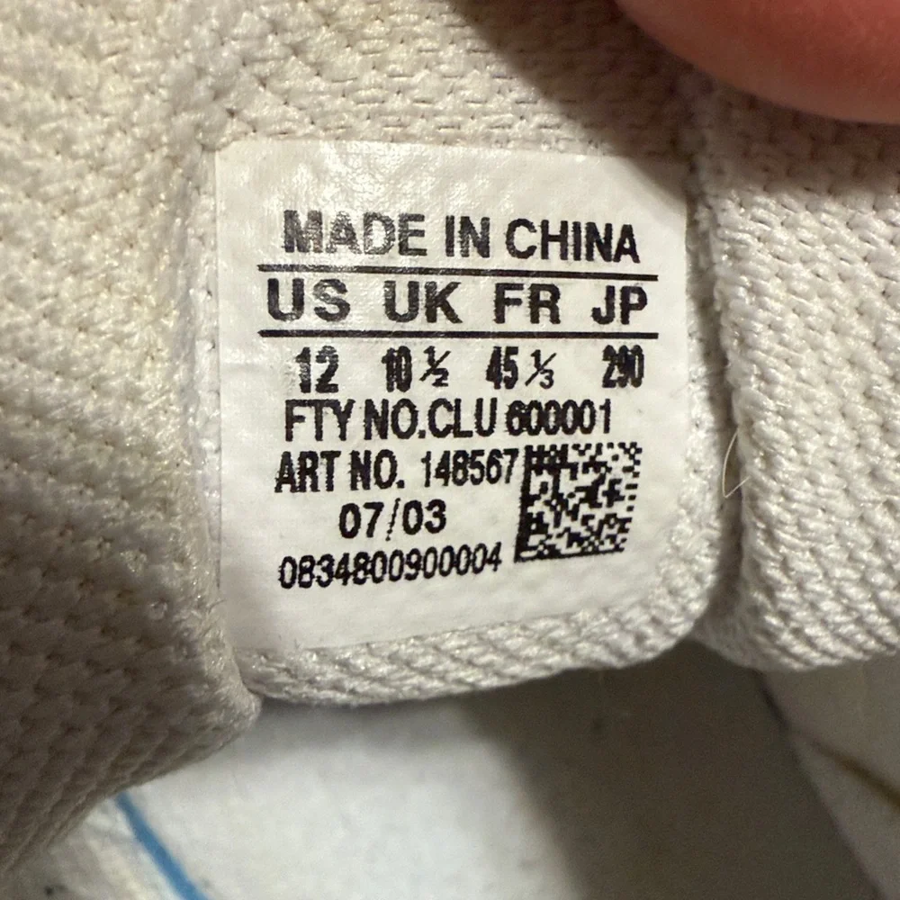 Adidas Men's White High-Top Sneakers -12 - Picture 3 of 4
